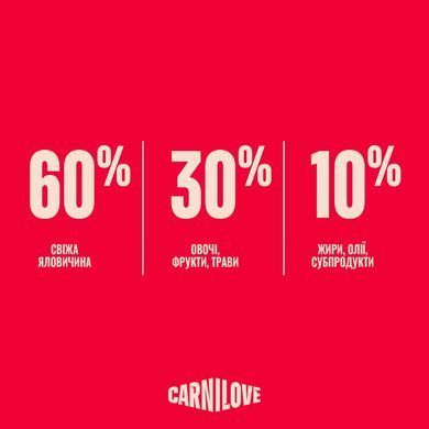 Сухий корм для собак Carnilove True Fresh Beef яловичина CL_173724 фото