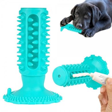 Іграшка для собак Bronzedog PetFun Dental на присосці з пищалкою 15 х 10 см 0114 фото