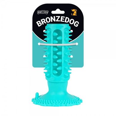 Игрушка для собак Bronzedog PetFun Dental на Присоске с Пищалкой 15 х 10 см 0114 фото