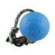 Іграшка для собак м'яч з канатом Джоллі Петс Ромп-н-Ролл середня блакитна арт 606BL 606BL фото