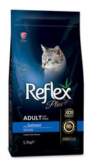 Сухой корм для котов Reflex Plus Adult Cat Food with Salmon с лососем, цена | Фото