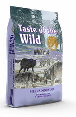 Сухий корм для собак усіх порід та всіх стадій життя Taste of the Wild SIERRA MOUNTAINE CANINE з запеченим м'ясом ягняти 9752-HT77 фото