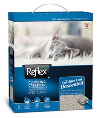 Бентонитовый наполнитель REFLEX (Рефлекс) для чувствительных кошек без запаха TKMREF0003 фото