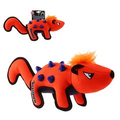 Іграшка для Собак Gigwi Duraspikes Надміцний Скунс з Гумовими Вставками Помаранчевий 24 см Gigwi6492 фото