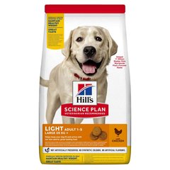 Сухий корм для контролю ваги собак великих порід HILL’S SCIENCE PLAN Adult Light Large Breed з куркою Hills_604372 фото