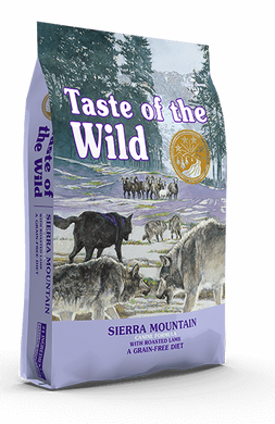 Сухий корм для собак усіх порід та всіх стадій життя Taste of the Wild SIERRA MOUNTAINE CANINE з запеченим м'ясом ягняти 2573-HT18 фото