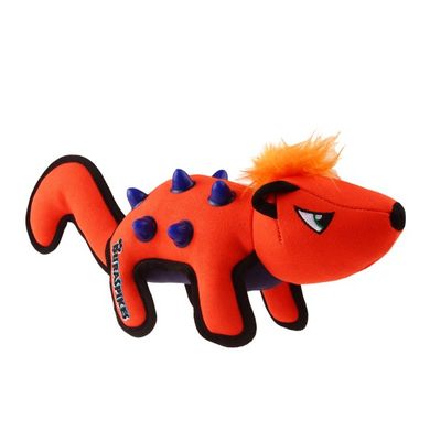 Іграшка для Собак Gigwi Duraspikes Надміцний Скунс з Гумовими Вставками Помаранчевий 24 см Gigwi6492 фото