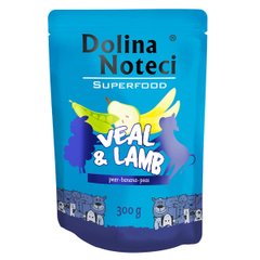 Пауч Dolina Noteci Superfood для собак с телятиной и бараниной DN 300 (531) фото