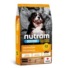 S3 Nutram Sound Balanced Wellness Puppy - холистик корм для щенков крупных пород (курица), цена | Фото