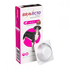Bravecto (Бравекто) Таблетки від бліх і кліщів для собак 40 до 56 кг Bravecto 40 - 56 фото