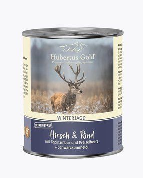 Консервований корм для собак Hubertus Gold Hirsch & Rind з олениною та яловичиною 669528 фото