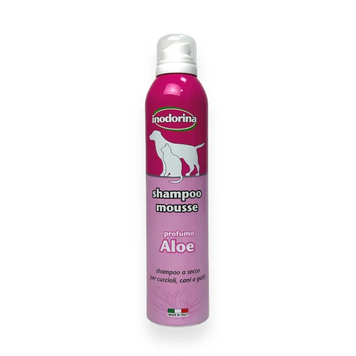 Шампунь-мус с экстрактом алоэ Inodorina Shampoo Mousse Aloe 300 мл 240.0020.003 фото
