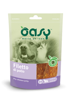 Лакомства для собак OASY DOG Dry Jerky курица oasy_3017346939 фото