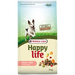 Сухой премиум корм для собак мини и малых пород Happy Life Adult Mini with Lamb (ягненок), цена | Фото