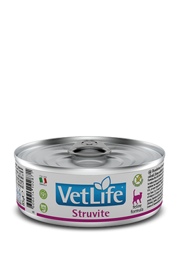Вологий лікувальний корм для кішок Farmina Vet Life Struvite дієт. харчування, для розчинення струвітних уролітів, 85 г PVT085004 фото