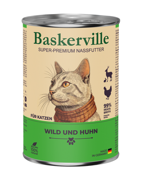 Вологий корм для котів Baskerville з дичиною та м'ясом птиці 1004254 /21537 фото