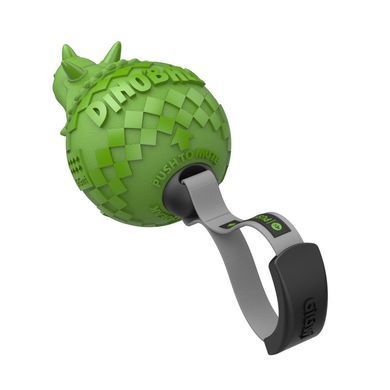 Игрушка для Собак Gigwi Dinoball Динозавр Зеленый с Отключающимся Звуком 14 см Gigwi6460 фото