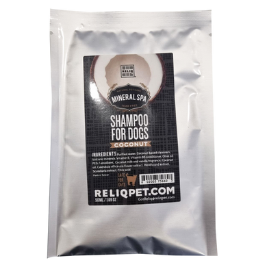 Мінерал-спа шампунь RELIQ Mineral Spa Coconut Shampoo для собак з екстрактом кокосу та ванілі S50T-COT фото