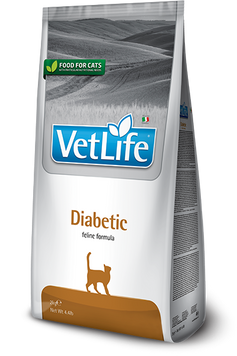 Сухой лечебный корм для кошек Farmina Vet Life Diabetic диет. питание, для контроля уровня глюкозы в крови при сахарном диабете F_176430 фото