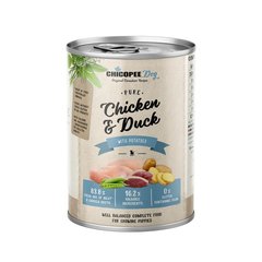 Консерви для цуценят Chicopee Dog Junior Pure Chicken & Duck з куркою та качкою 019040 фото