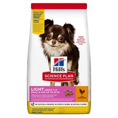 Сухий корм для підтримки ваги собак малих порід HILL’S SCIENCE PLAN Adult Light Small & Mini з куркою Hills_604320 фото