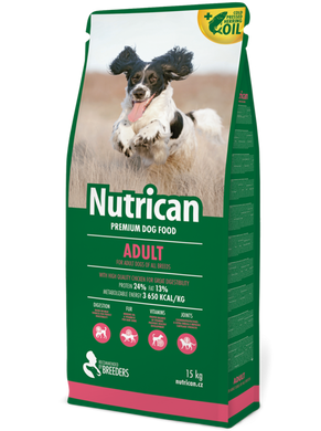 Сухий корм для дорослих собак Nutrican Adult nc507016 фото
