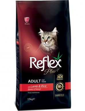 Сухий корм для котів Reflex Plus Adult Cat Food with Lamb & Rice з ягням та рисом RFX-404 фото