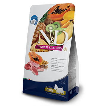 Сухой корм для собак мини пород N&D TROPICAL SELECTION LAMB ADULT MINI с ягненком и тропическими фруктами F_177881 фото