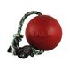 Іграшка для собак м'яч з канатом Джоллі Петс Ромп-н-Ролл середня червона арт 606RD 606RD фото