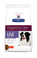 Сухой лечебный корм для собак Hill's Prescription diet i/d Low Fat Digestive Care с курицей, цена | Фото