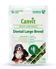 Лакомство для собак Canvit Dental LB для ухода за зубами у собак крупных пород, цена | Фото