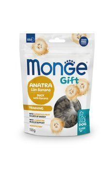 Ласощі для собак Monge Gift Dog Training качка з бананом Monge_70085748 фото
