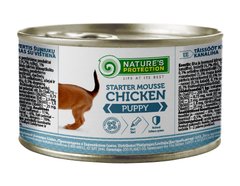 Мус для цуценят Nature's Protection Puppy Starter Mousse Chicken 200 г KIK45514 фото