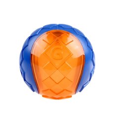 Игрушка для Собак Gigwi Ball Мяч с Пищалкой, оранжево-синий Gigwi6294 фото