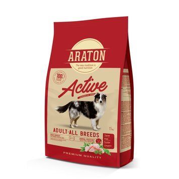 Сухий корм для дорослих активних собак усіх порід ARATON Active All Breeds ART47466 фото