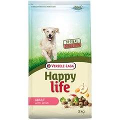 Сухой премиум корм для собак средних и крупных пород Happy Life Adult with Lamb (ягненок), цена | Фото