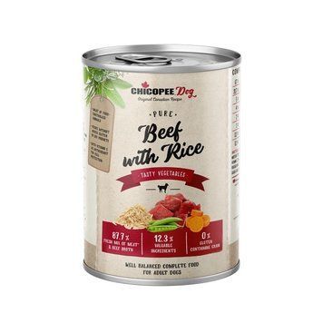 Консервы для собак Chicopee Dog Adult Pure Beef & Rice с говядиной и рисом 019026 фото