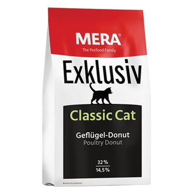 Сухой беззерновой корм для котов MERA EX Classic Cat Geflugel Mera_075045 фото