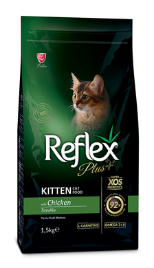 Сухой корм для котят Reflex Plus Kitten Food with Chicken с курицей RFX-301 фото