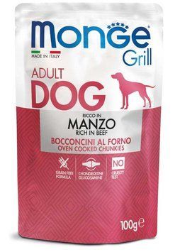 Влажный корм для собак Monge Dog GRILL с говядиной Monge_70013154 фото