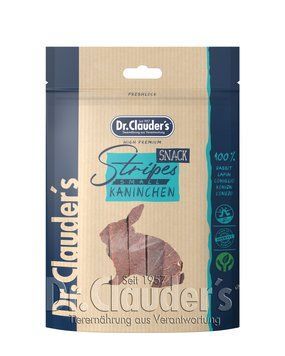 Ласощі для собак і котів Dr.Clauder's Stripes Snack Rabbit з м'яса кроля 33224380 фото