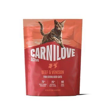 Сухий корм для стерилізованих котів Carnilove Active Beef & Venison Sterilised яловичина та оленина CL_173718 фото