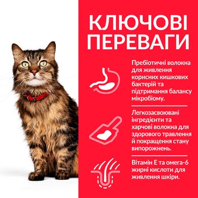 Сухий корм для дорослих котів з чутливим травленням та шкірою Hill's Science Plan Feline Adult Sensitive Stomach & Skin з куркою Hills_604074 фото
