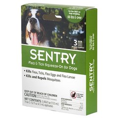 Капли от блох, клещей и комаров для собак от 30 кг SENTRY 23654 фото