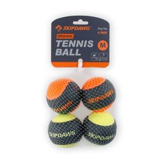 Іграшка для Собак Тенісний М'яч з пищалки SKIPDAWG 4 шт 6,4 см SD3034 фото