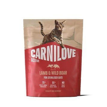 Сухой корм для стерилизованных кошек Carnilove Active Lamb & Wild Boar Sterilised ягненка и дикий кабан CL_173703 фото