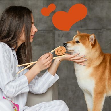 Ласощі для собак від 3-х місяців Mavsy Freeze dried SUSHI WITH RED CAVIAR суші лосося з червоною ікрою, 50 г FDMAVSY03 фото