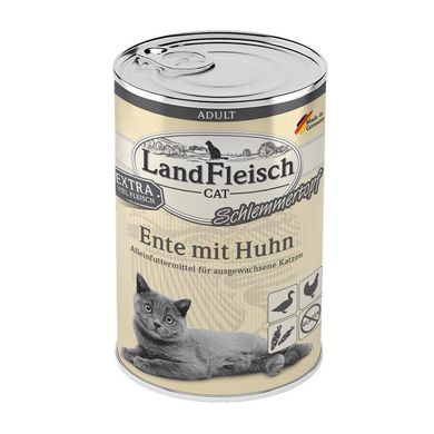 Консервы для котов LandFleisch с уткой и курицей LF-C0009 фото