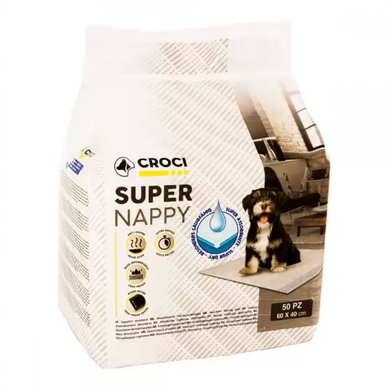 Пеленки для щенков и собак Croci Super Nappy, 60х40 см, 50 шт. C6028478 фото