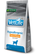 Сухой лечебный корм для собак Farmina Vet Life Hypoallergenic Fish & Potato диет. питание, при пищевой аллергии